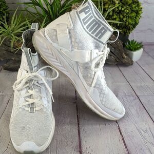 PUMA IGNITE evoKNIT 'Triple White' Sneakers